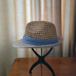 Steve Madden straw hat...super fun for summer